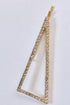 TRIANGLE STONE HAIR BUCKLE - Barrus London